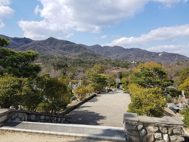 霊園からのながめ